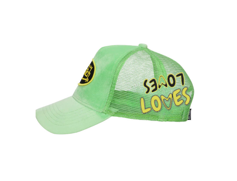 GREEN VELVET HAT